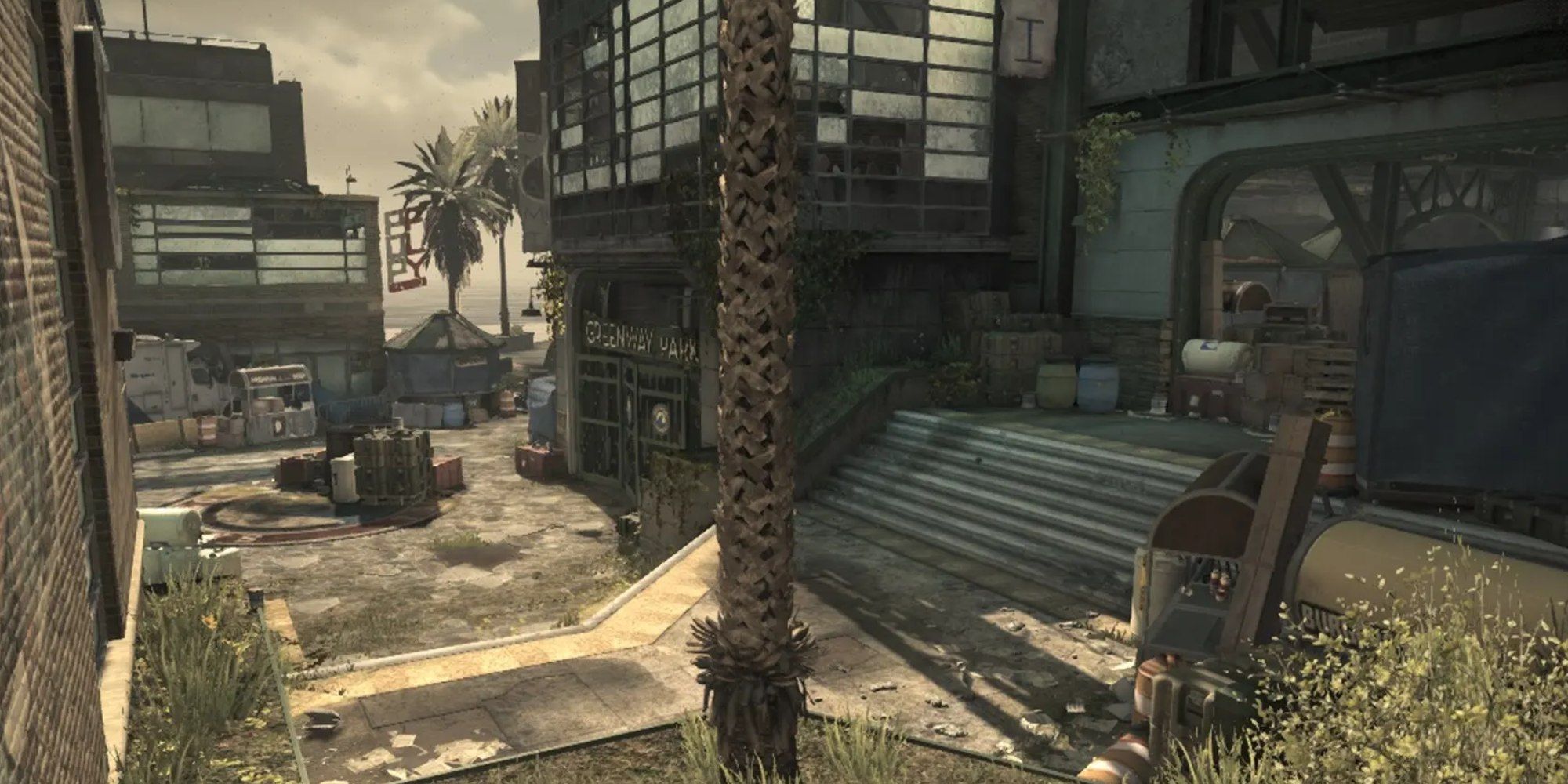 A view of the Strikezone map in Call of Duty.