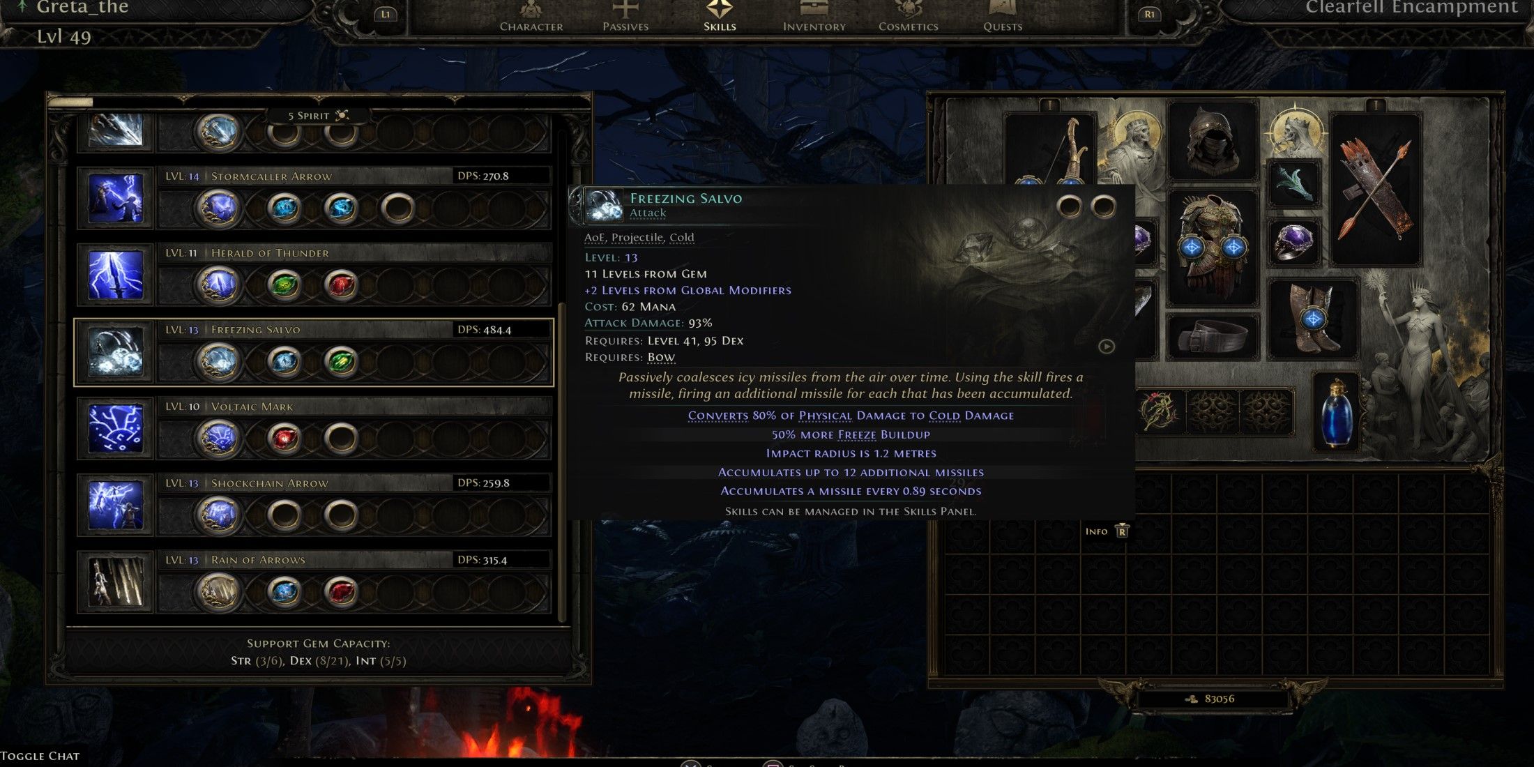 Path of Exile 2 Freezing Salvo