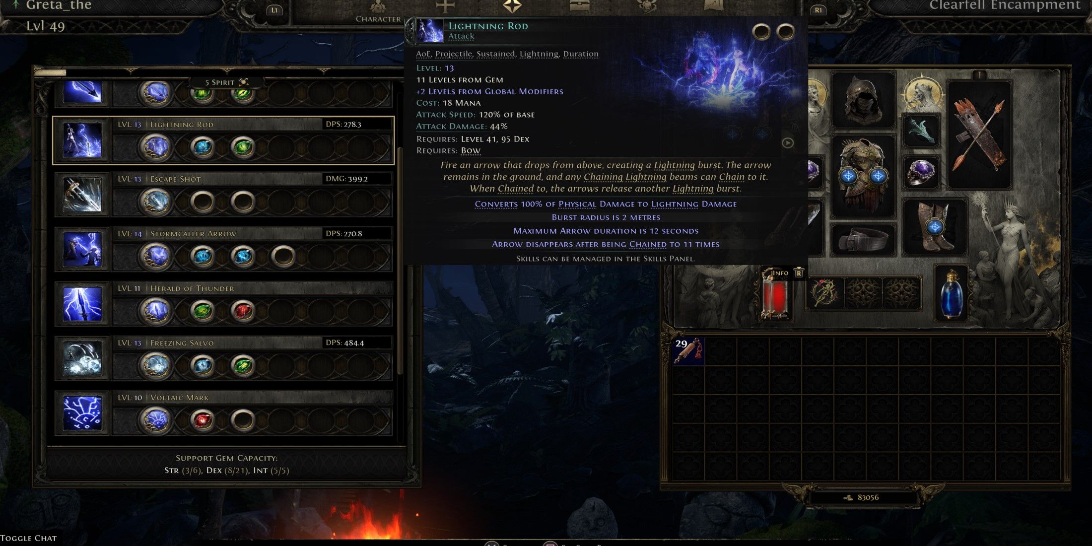 Path of Exile 2 Lightning Rod