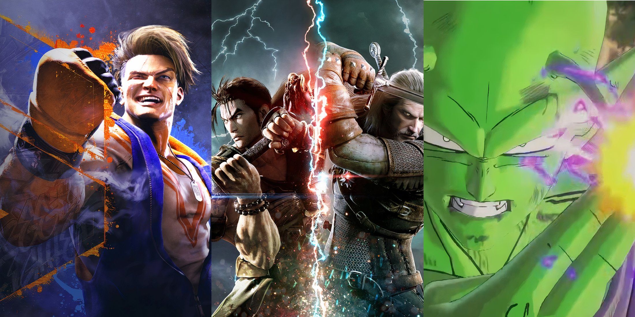 Street Fighter 6, Soulcalibur 6, Xenoverse 2 