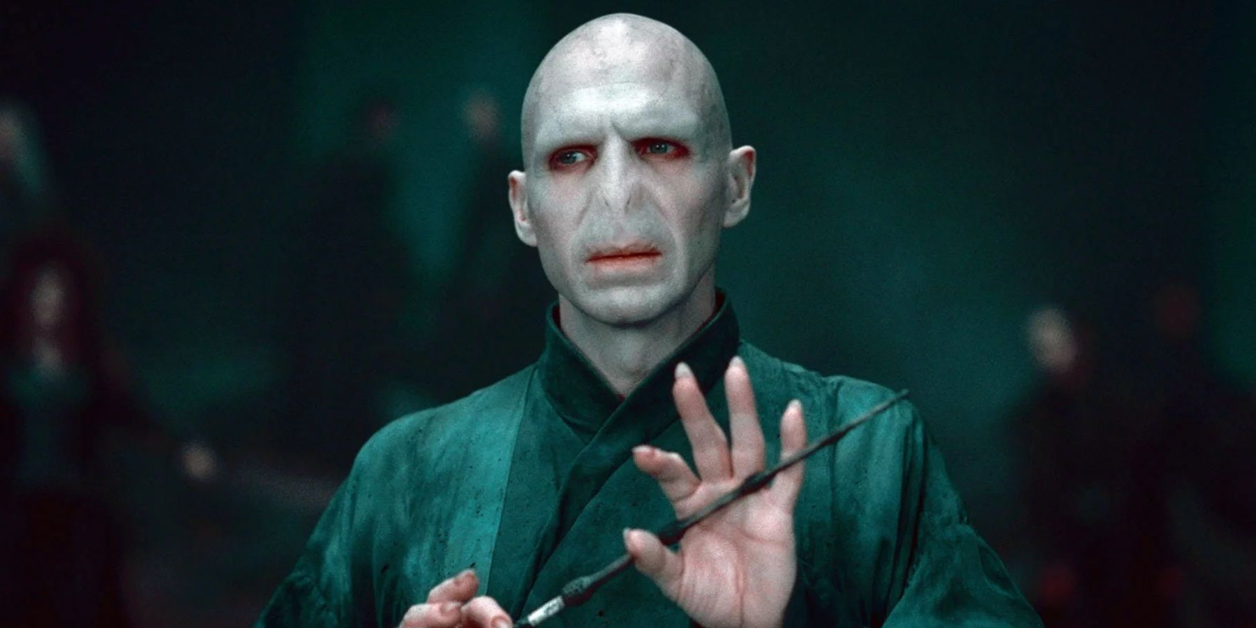 Voldemort With The Elder Wand in Harry Potter