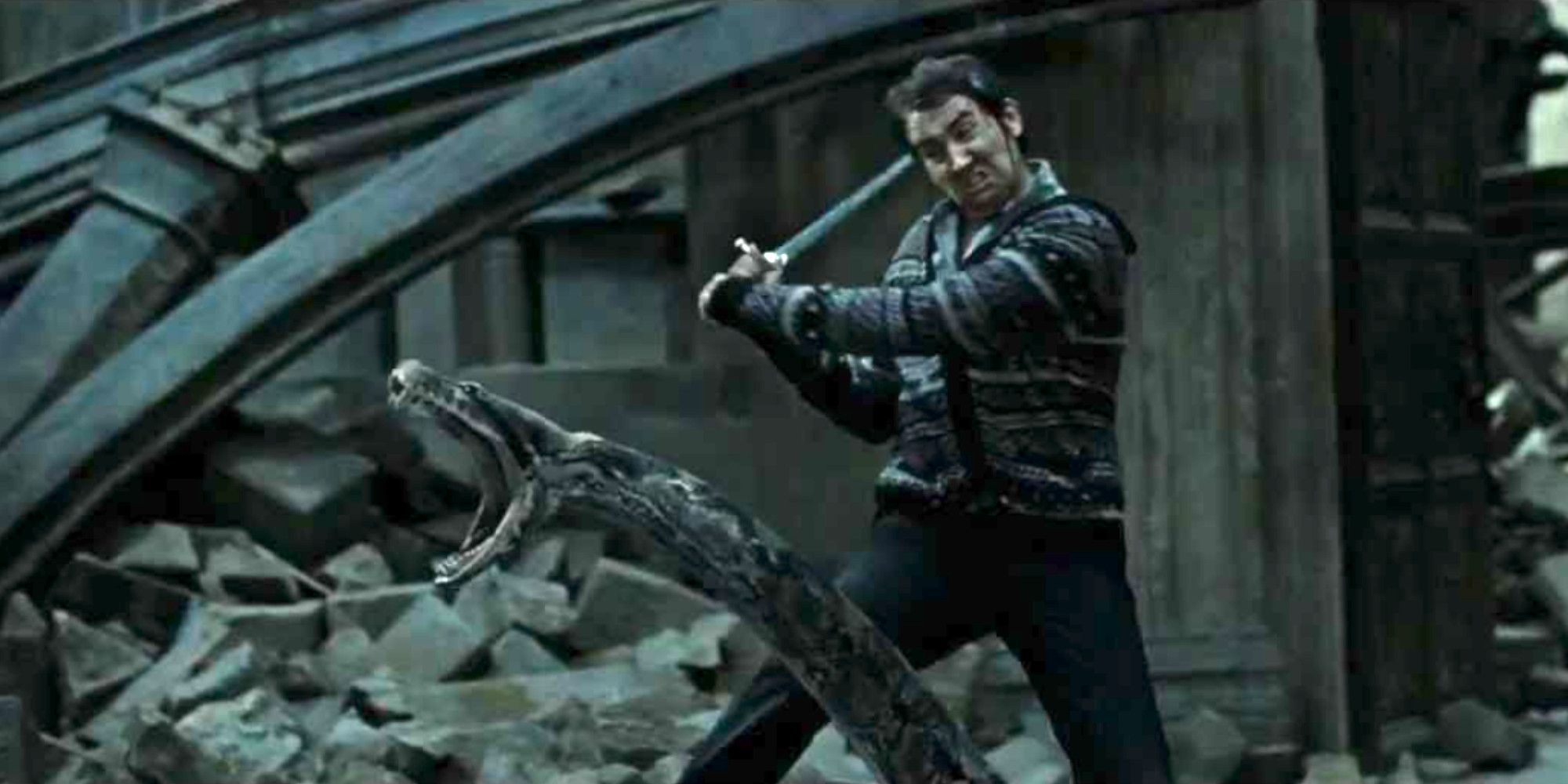 Harry Potter Ways Neville Longbottom Could Be The Perfect Chosen One Neville vs Nagini the final Horcrux