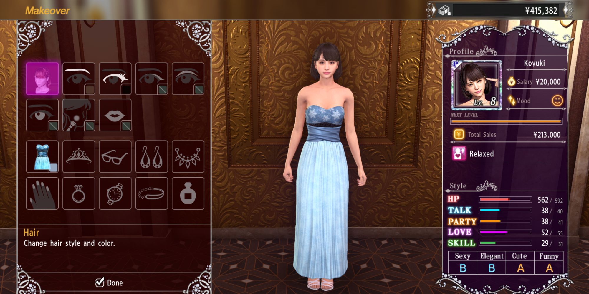 Yakuza Kiwami 2 Screenshot Of Cabaret Club Hostess Makeover