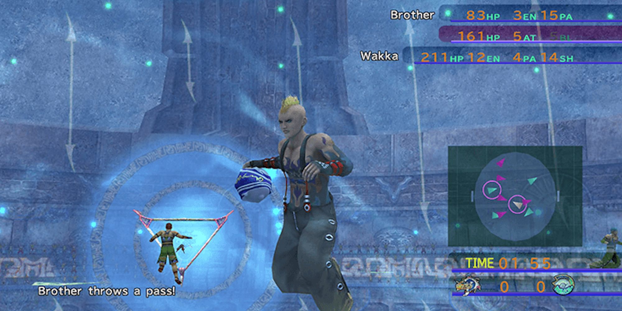 FFx blitzball game