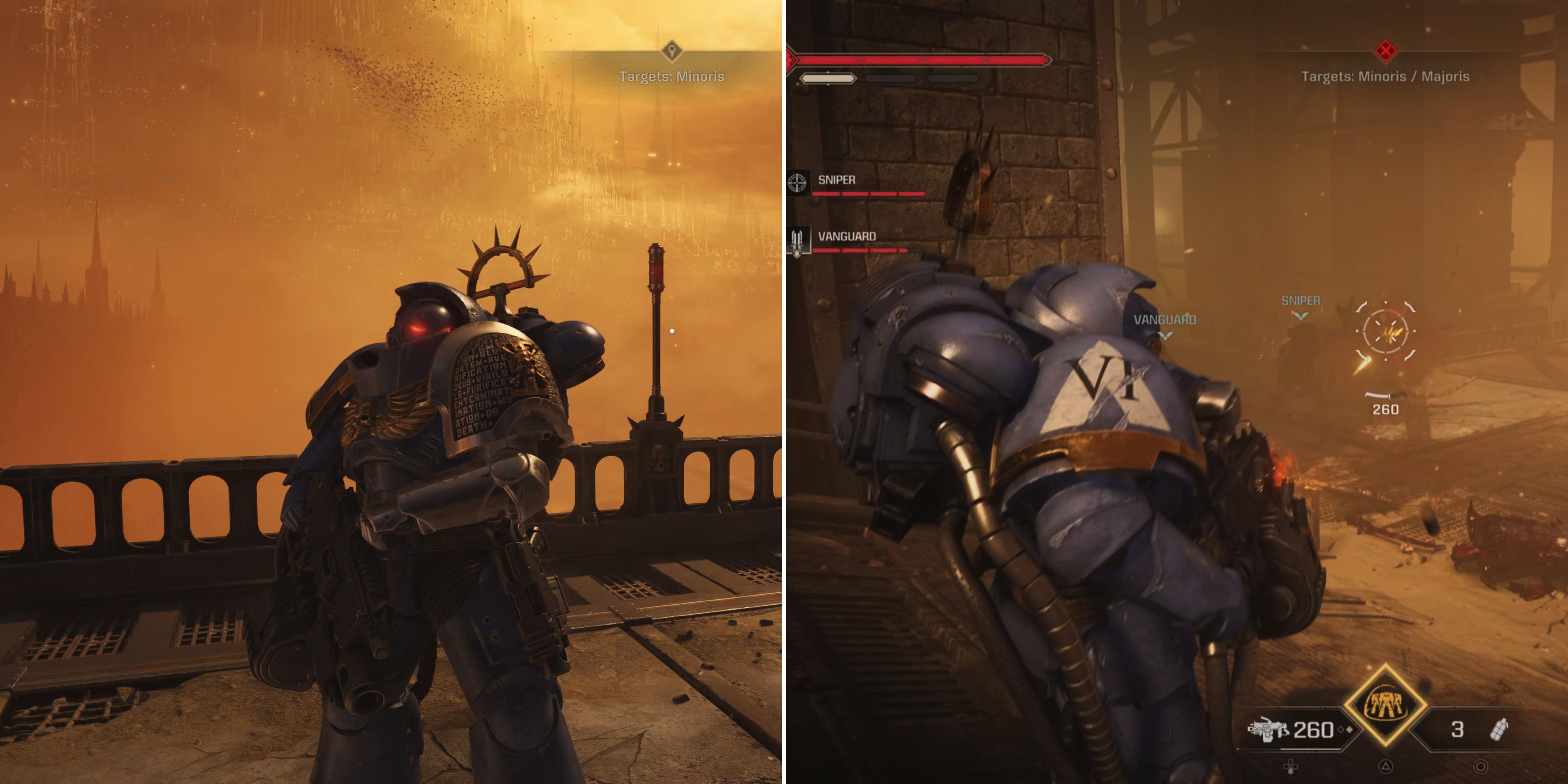 A Heavy Class With A Heavy Bolter & The Player Using Heavy Stance