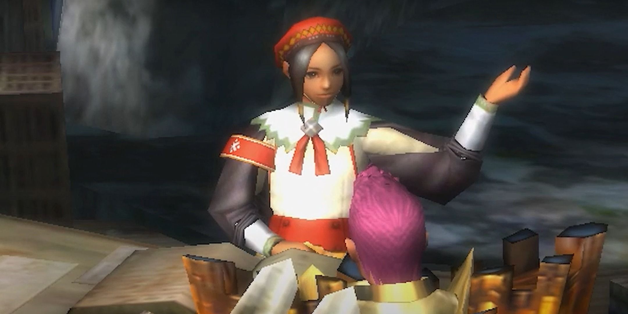 Aisha, The Guild girl of the Moga Village in Monster Hunter 3 Ultimare.