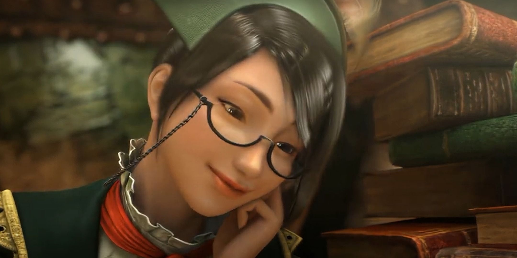 Sophia, the Guild gal of the Caravan in Monster Hunter 4.