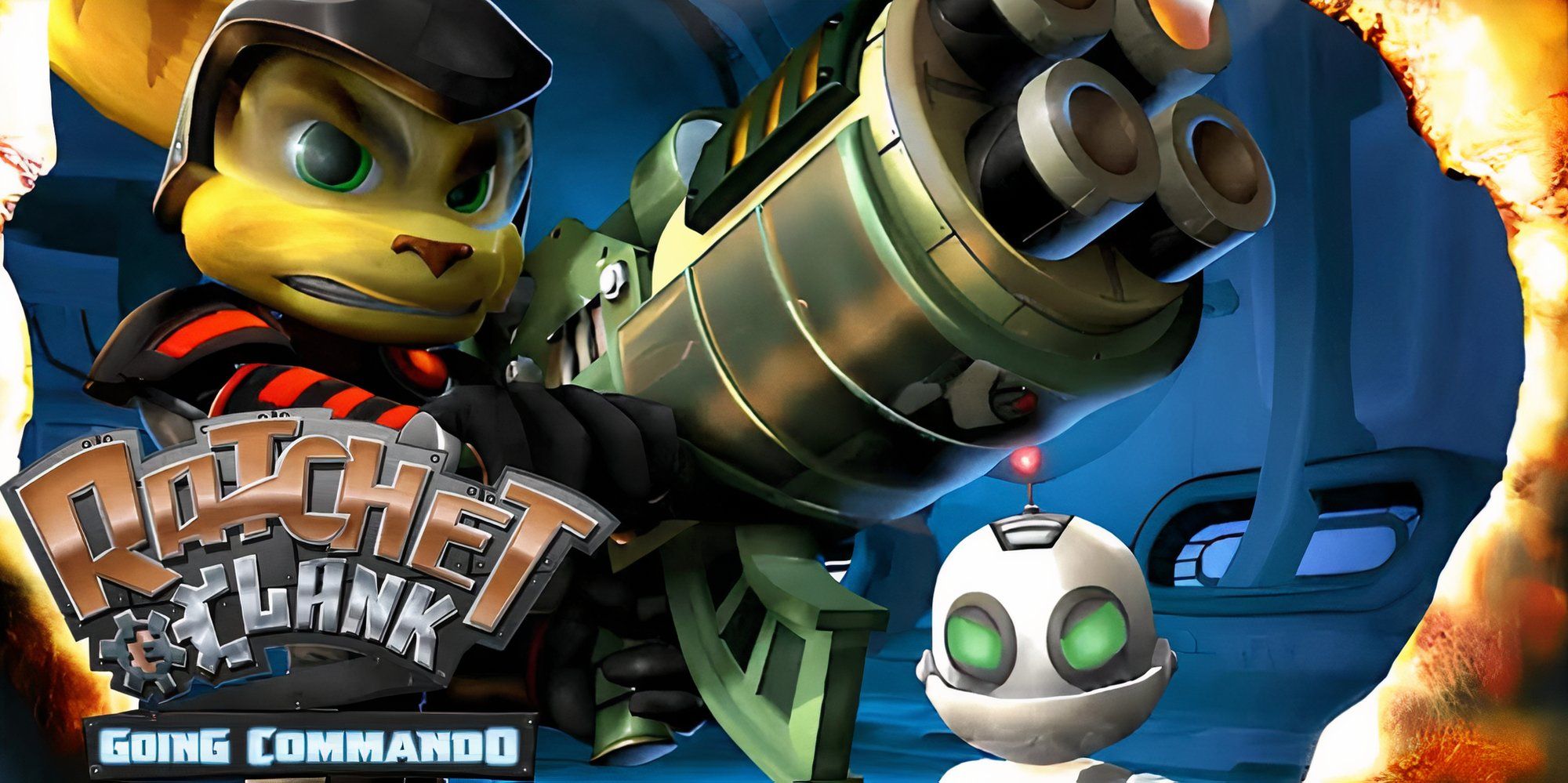 Promo art featuring Ratchet & Clank in Ratchet & Clank Going Commando