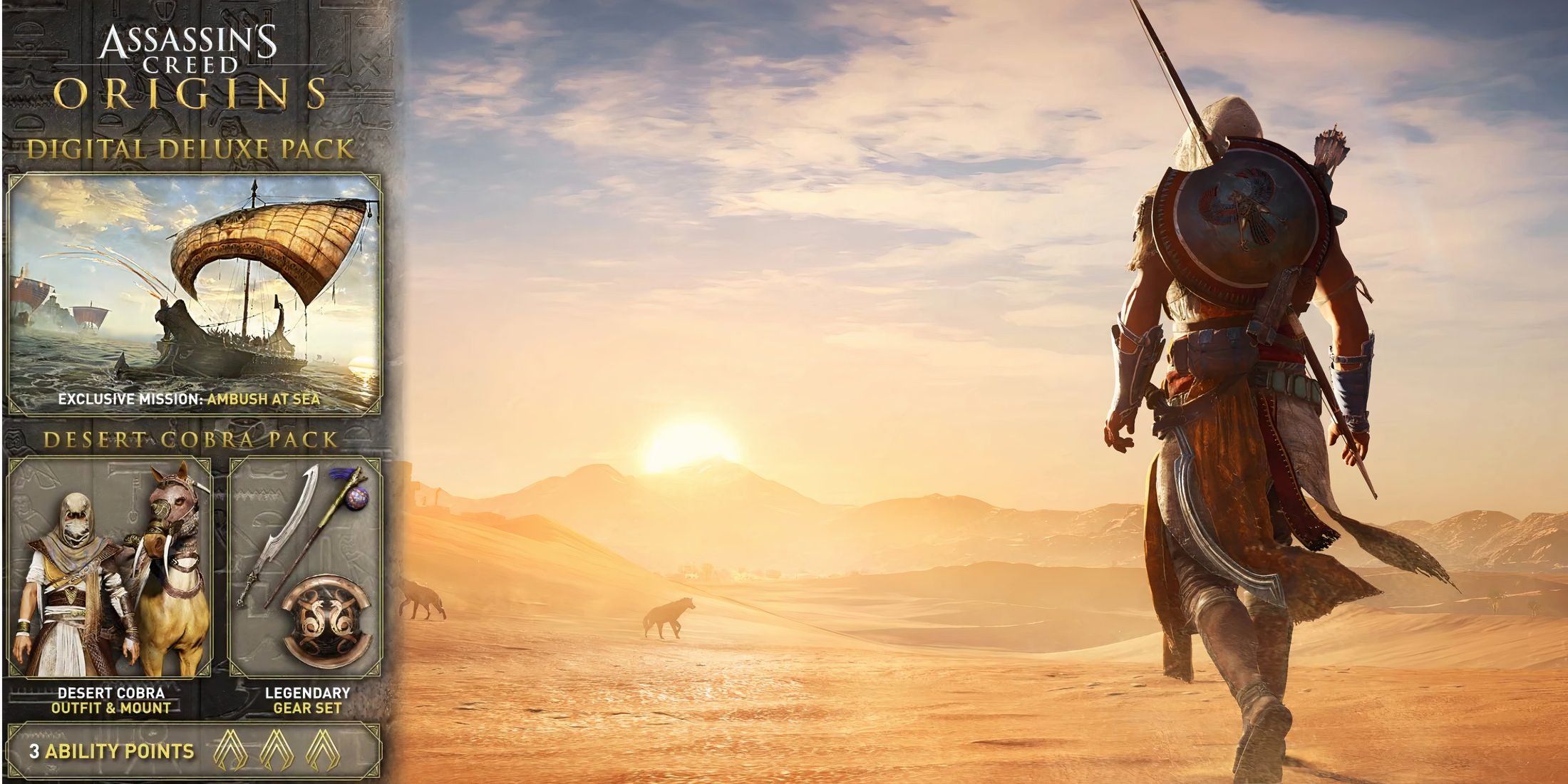 Deluxe edition content detailed for AC Origins