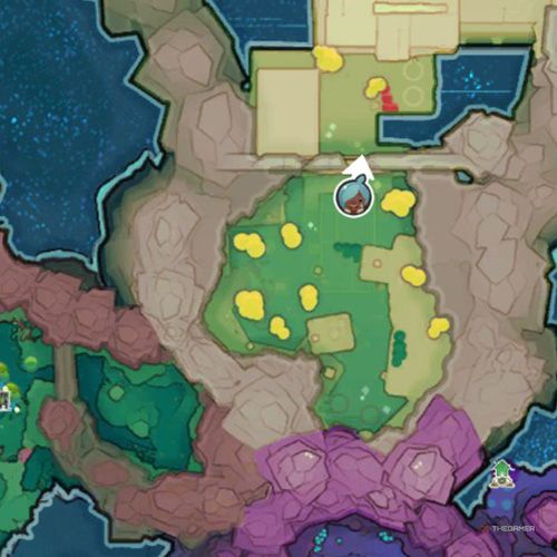 The player icon shows the location of the Chime Slime that appears on December 22nd in Slime Rancher