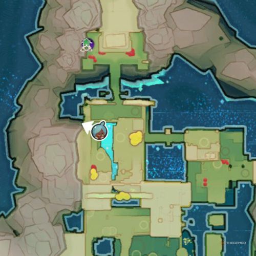 The player icon shows the location of the Chime Slime that appears on December 28th in Slime Rancher