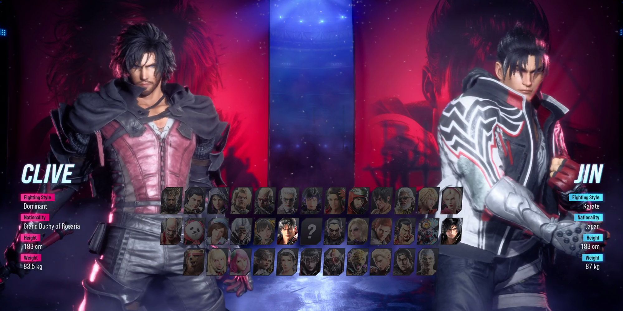 Tekken 8 - Clive on Character Select Screen