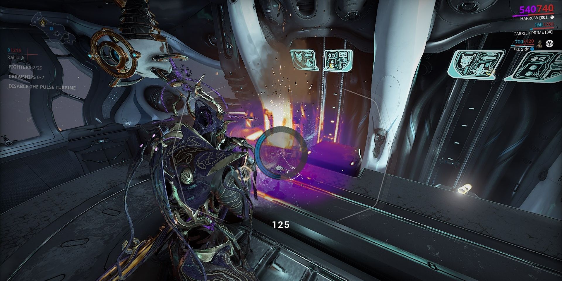 Warframe Railjack Fire Repair