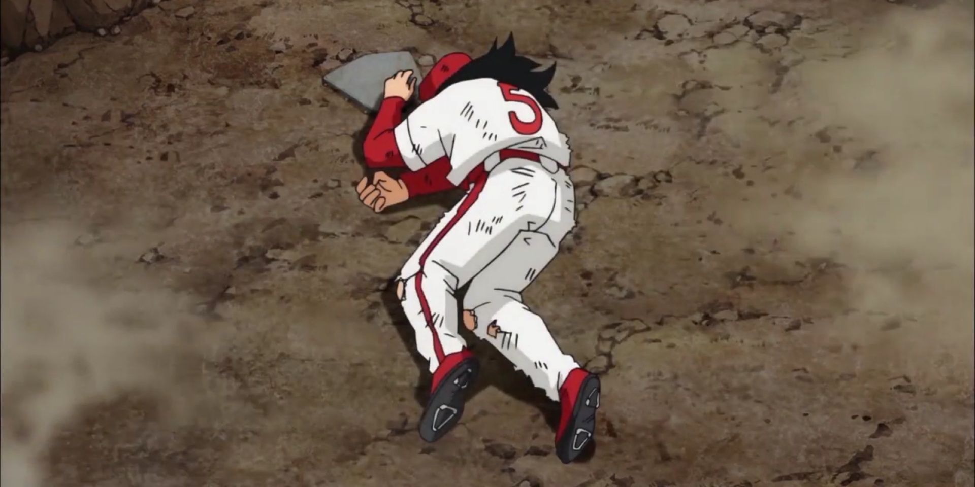 Yamcha winning the game of baseball in Dragon Ball Super