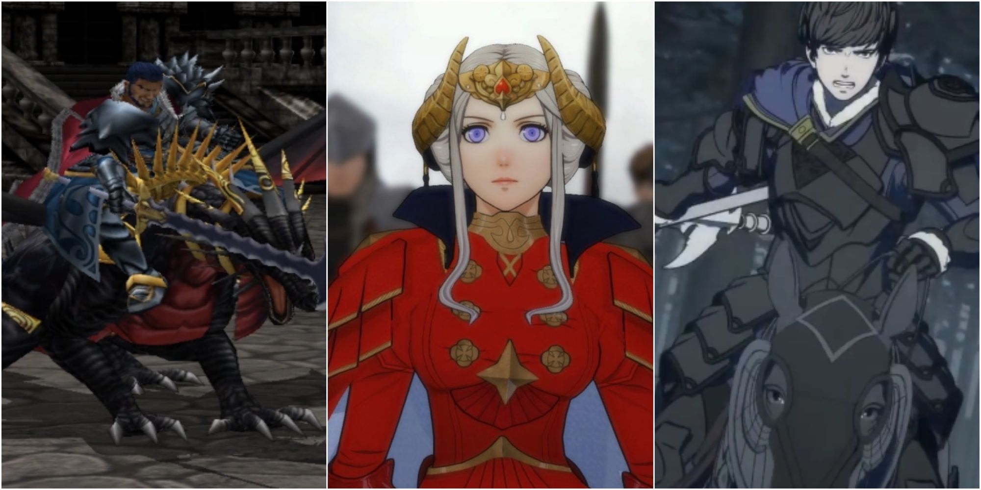 Dark Knight, Edelgard and Burke 