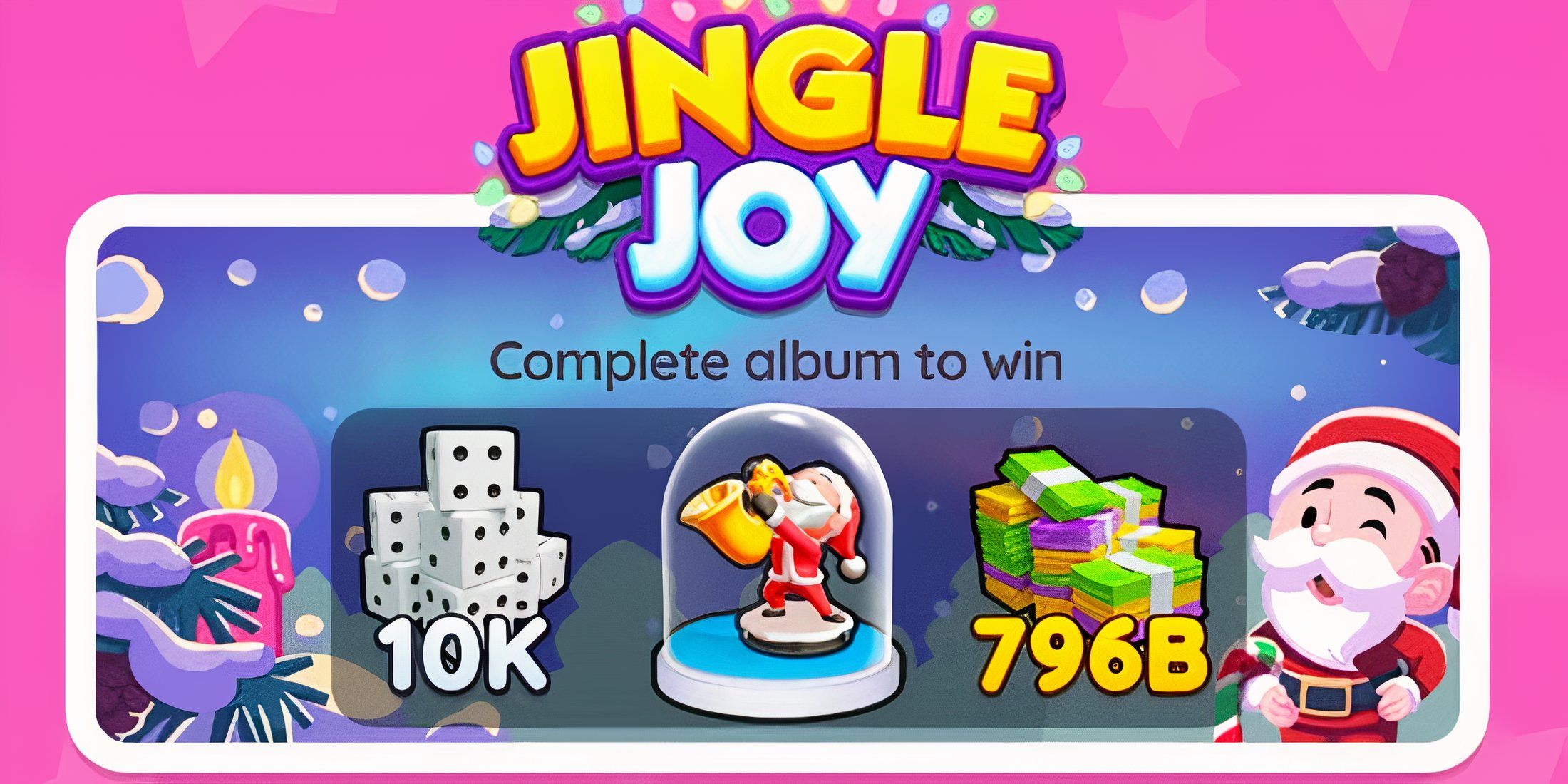 jingle joy monopoly go