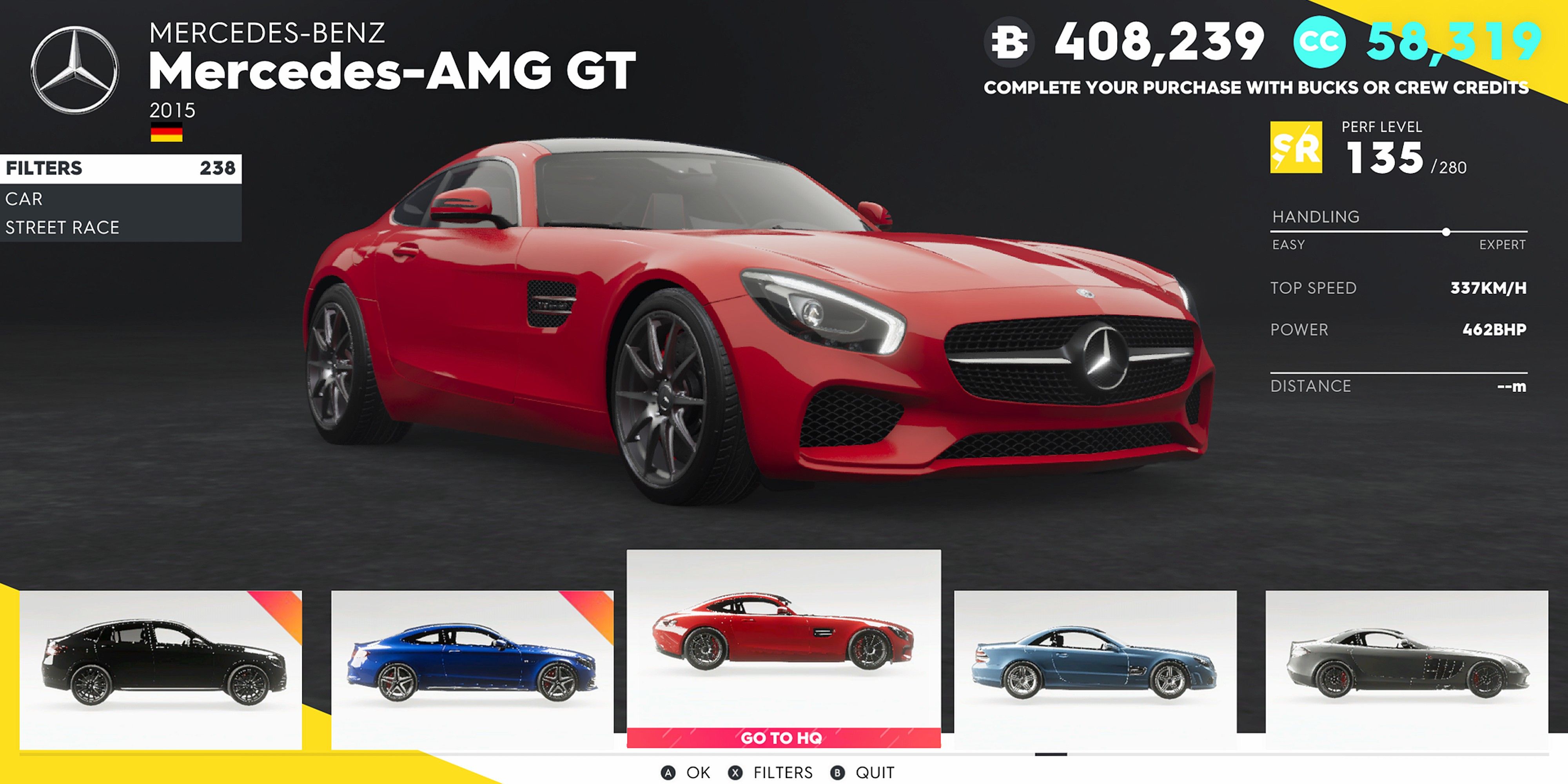 The Crew 2 Mercedes AMG GT