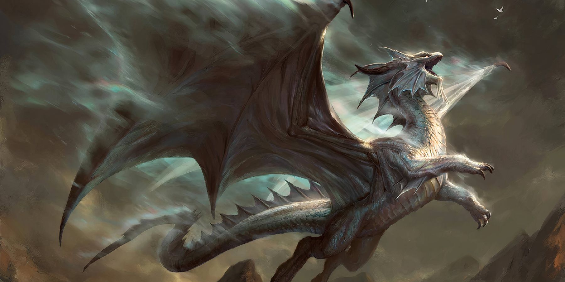 Dungeons and Dragons Bahamut in is hid dragon form