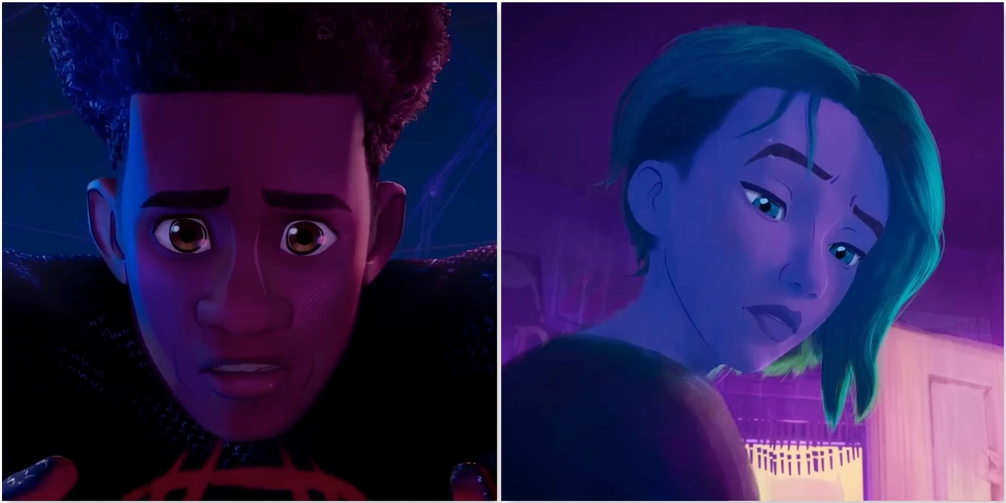 Miles and Gwen in Spider-Man Across the Spider-Verse