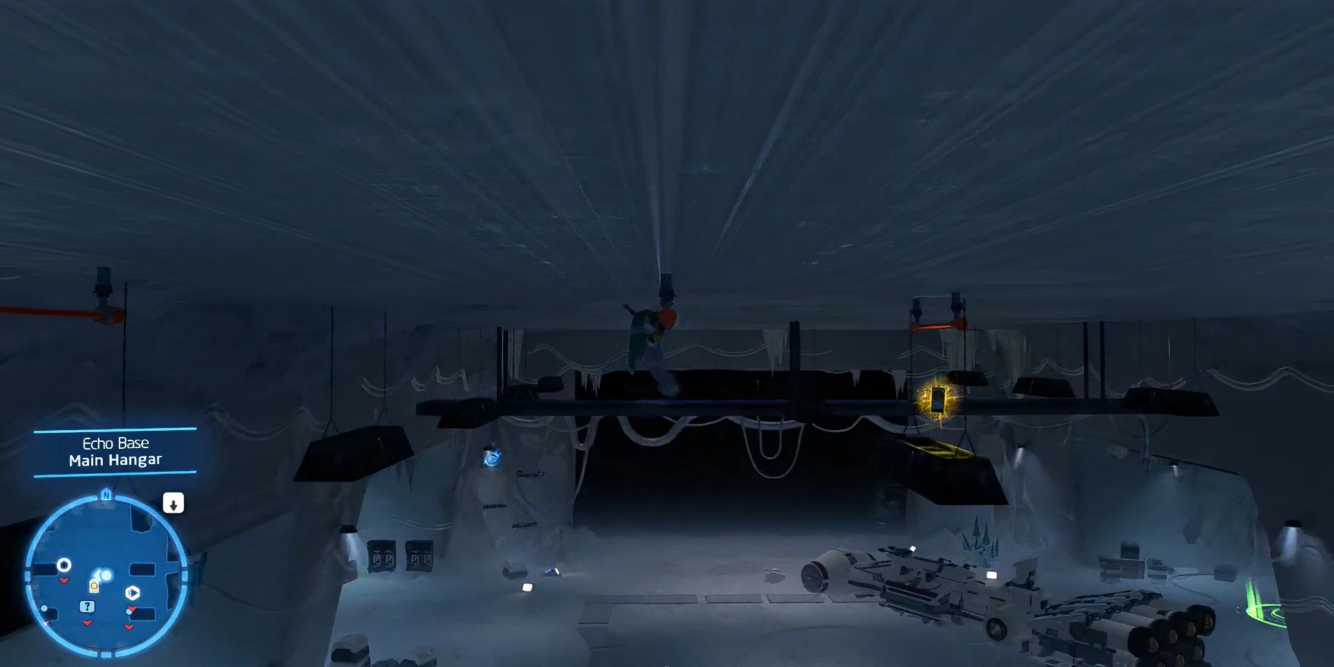 Image of the echo base datacard in Lego Star Wars The Skywalker Saga