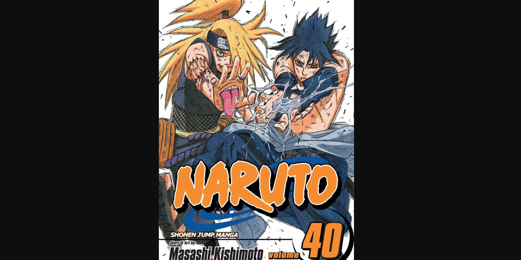 Volume 40 cover with Sasuke and Deidara