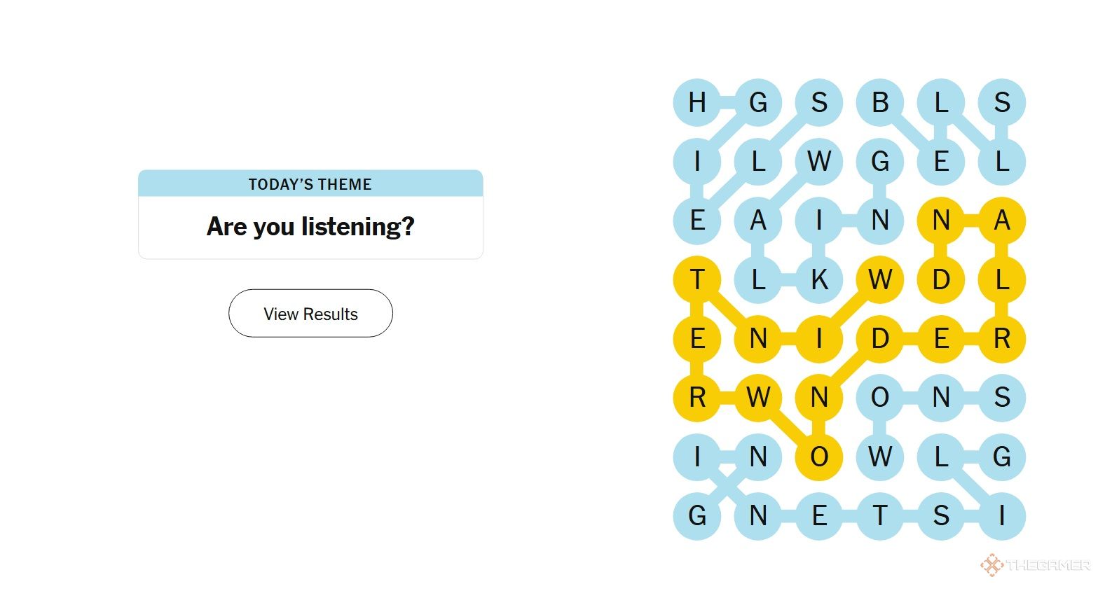 NYT Strands answers for December 22, 2024.