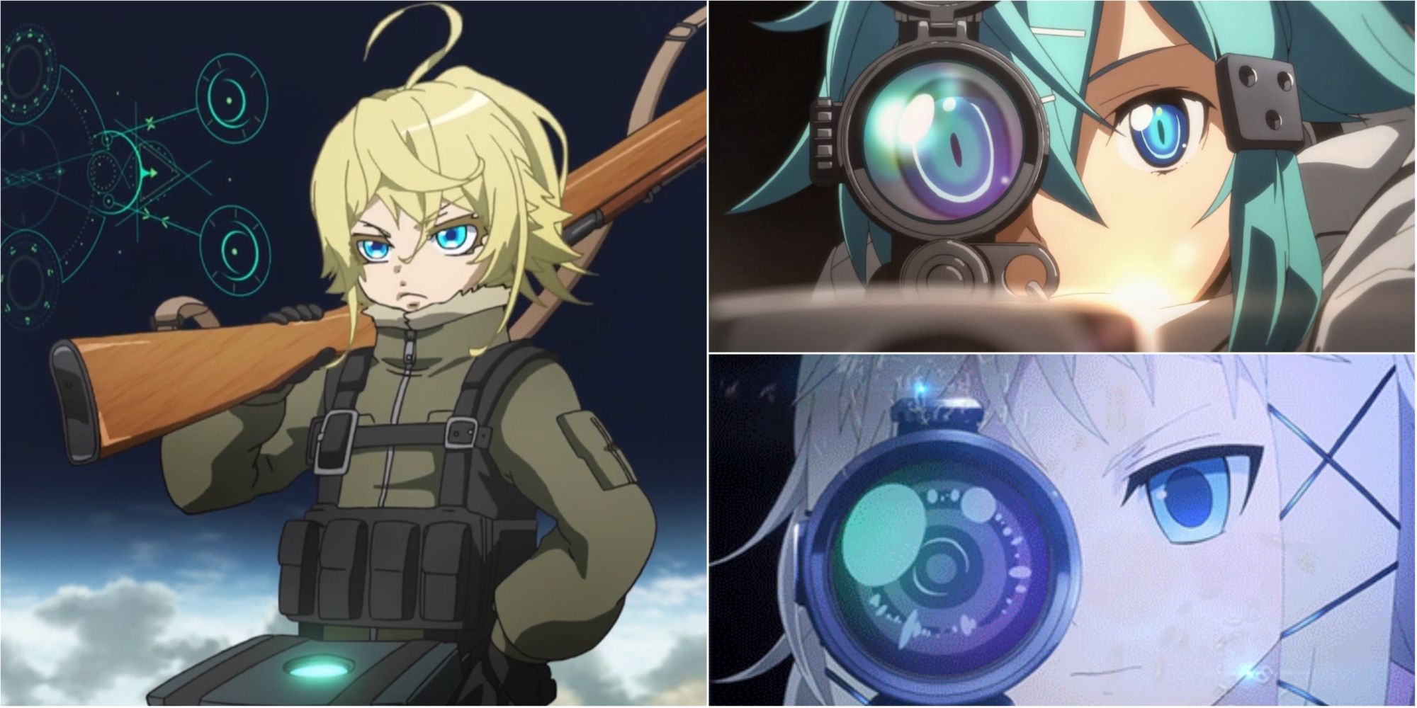 snipers from different fantasy anime