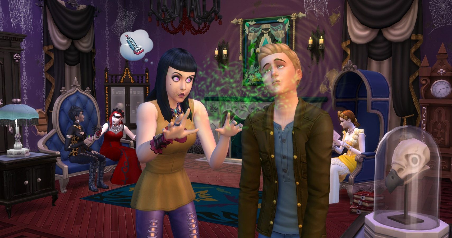 A vampire sim causing hallucinations. 