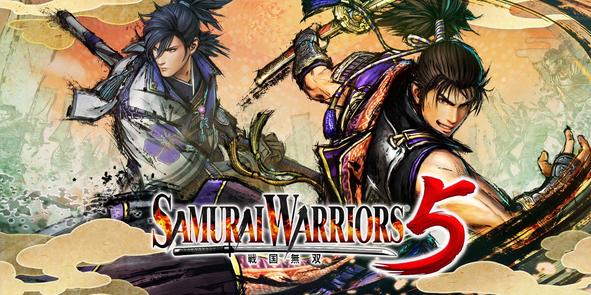 Promo art featuring characters in Samurai Warriors