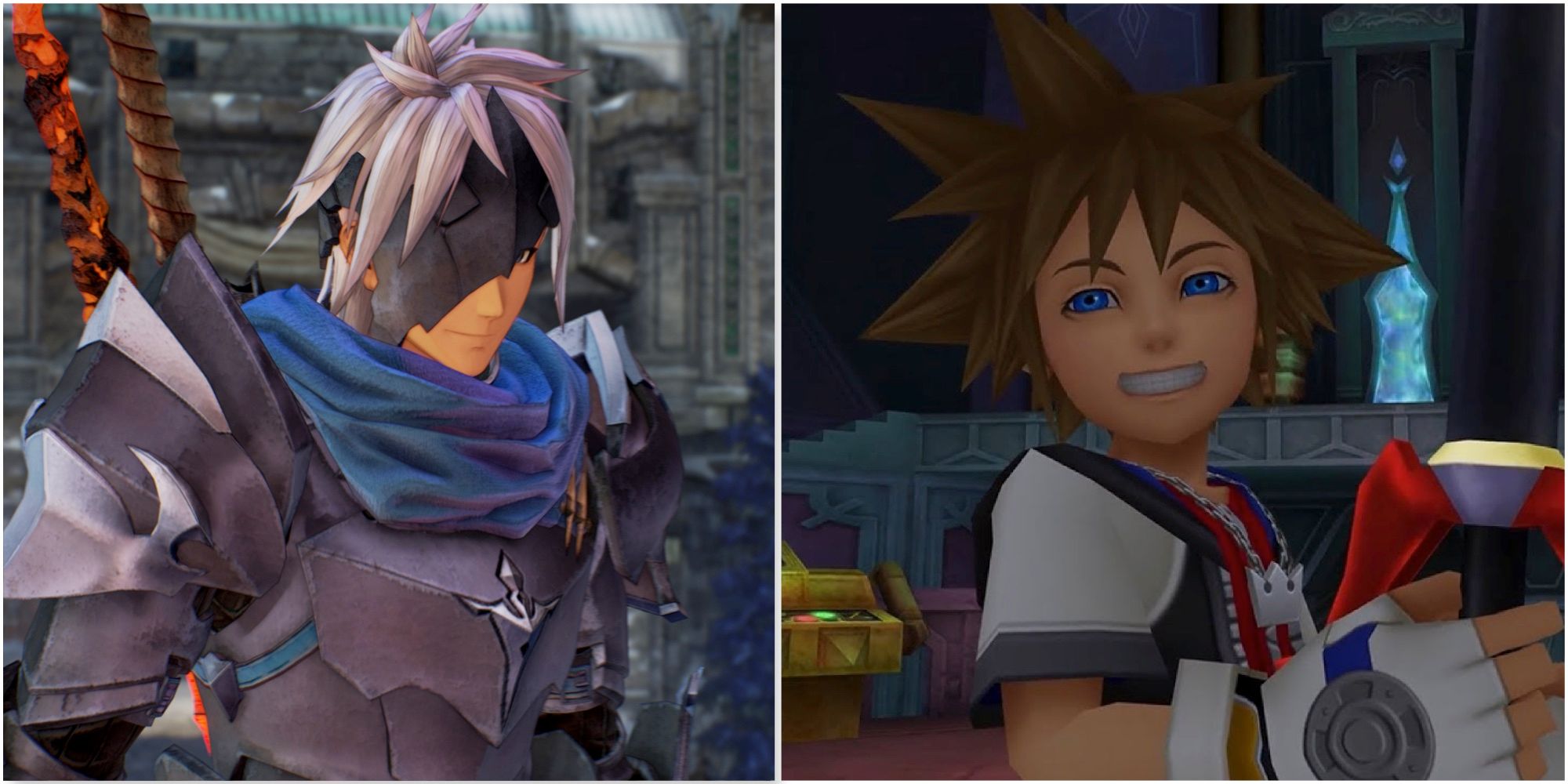 Alphen in Tales of Arise and Sora in Kingdom Hearts 