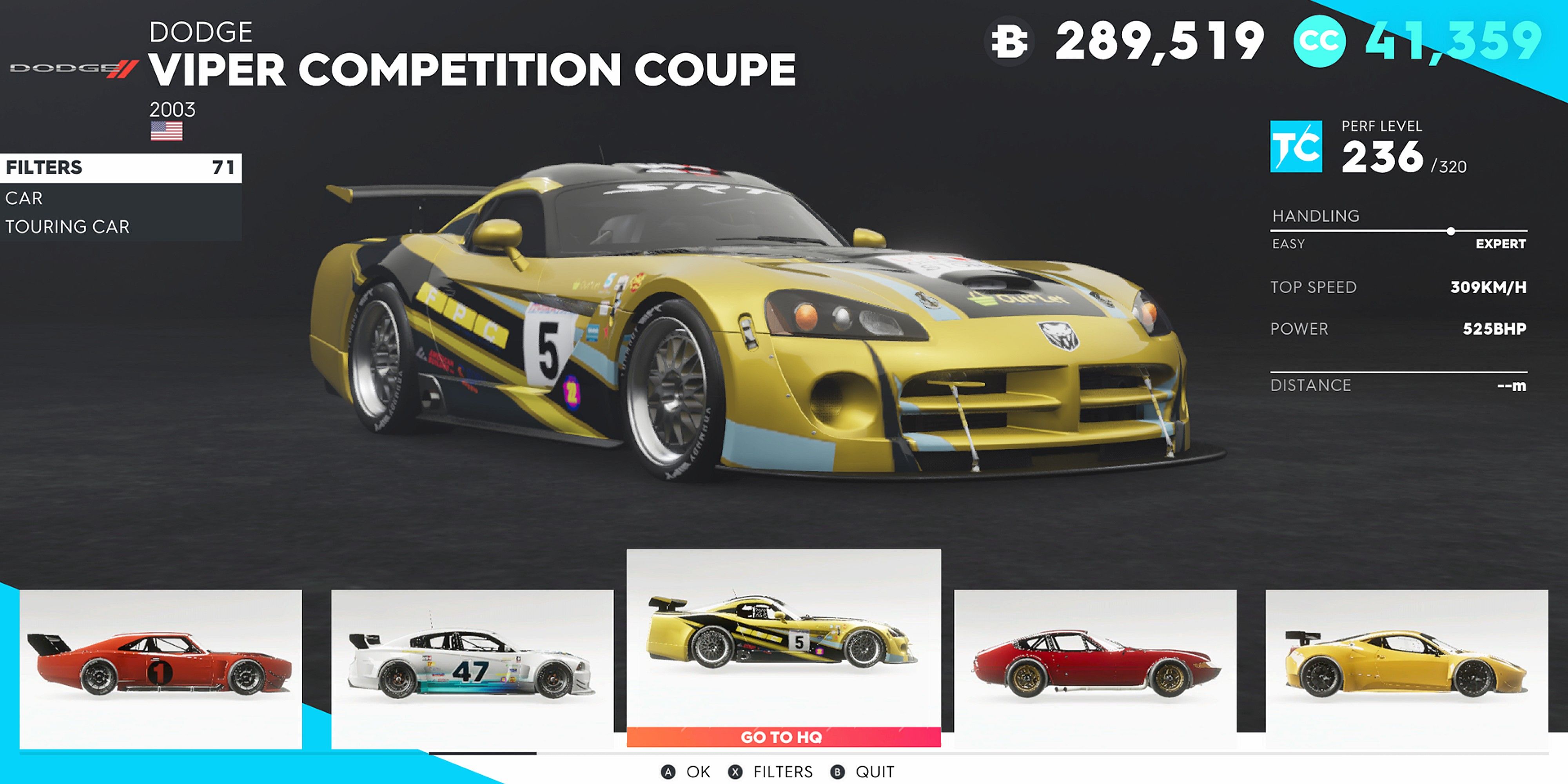 The Crew 2 Dodge Viper Competition Coupe