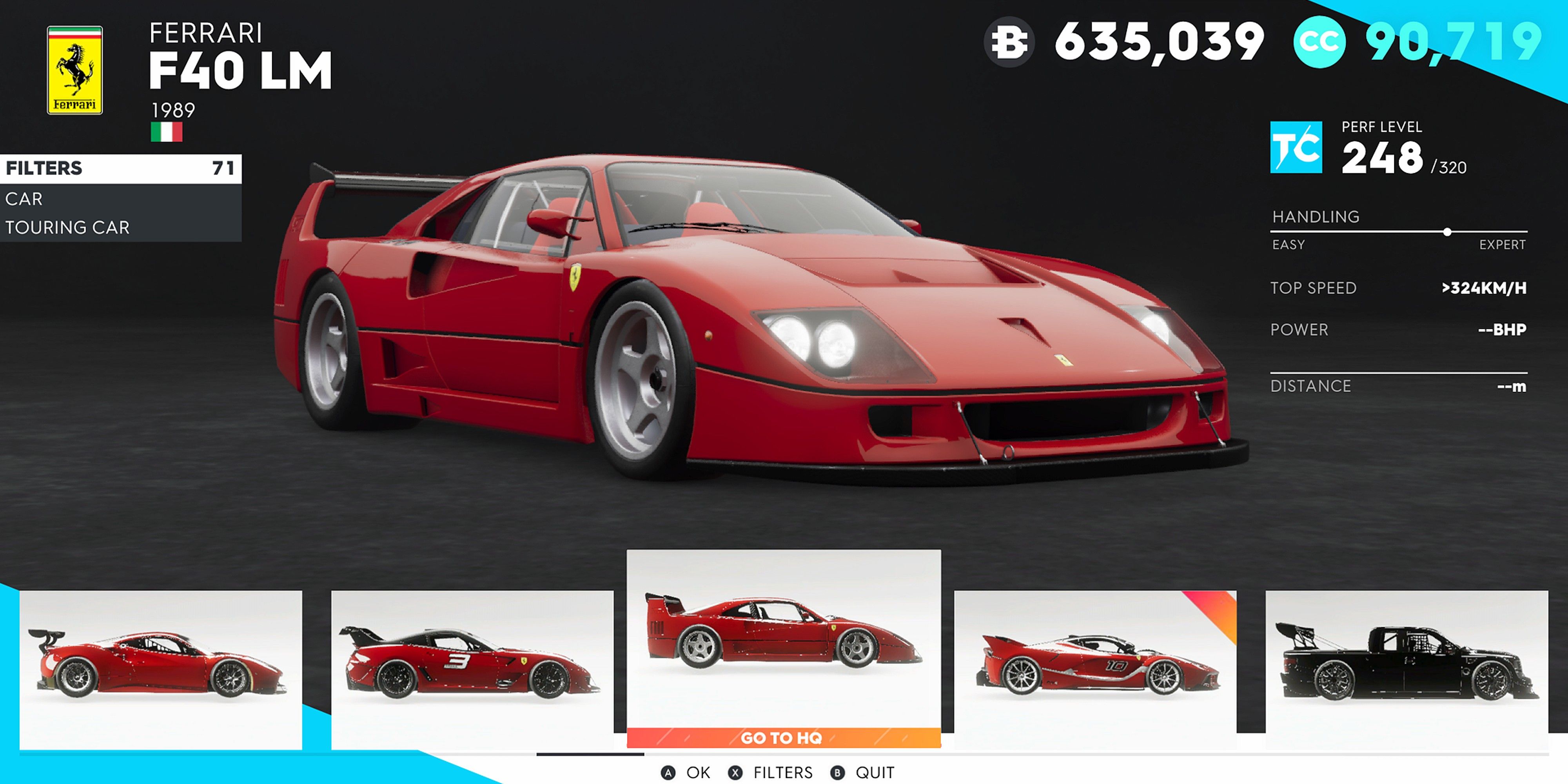 The Crew 2 Ferrari F40 LM