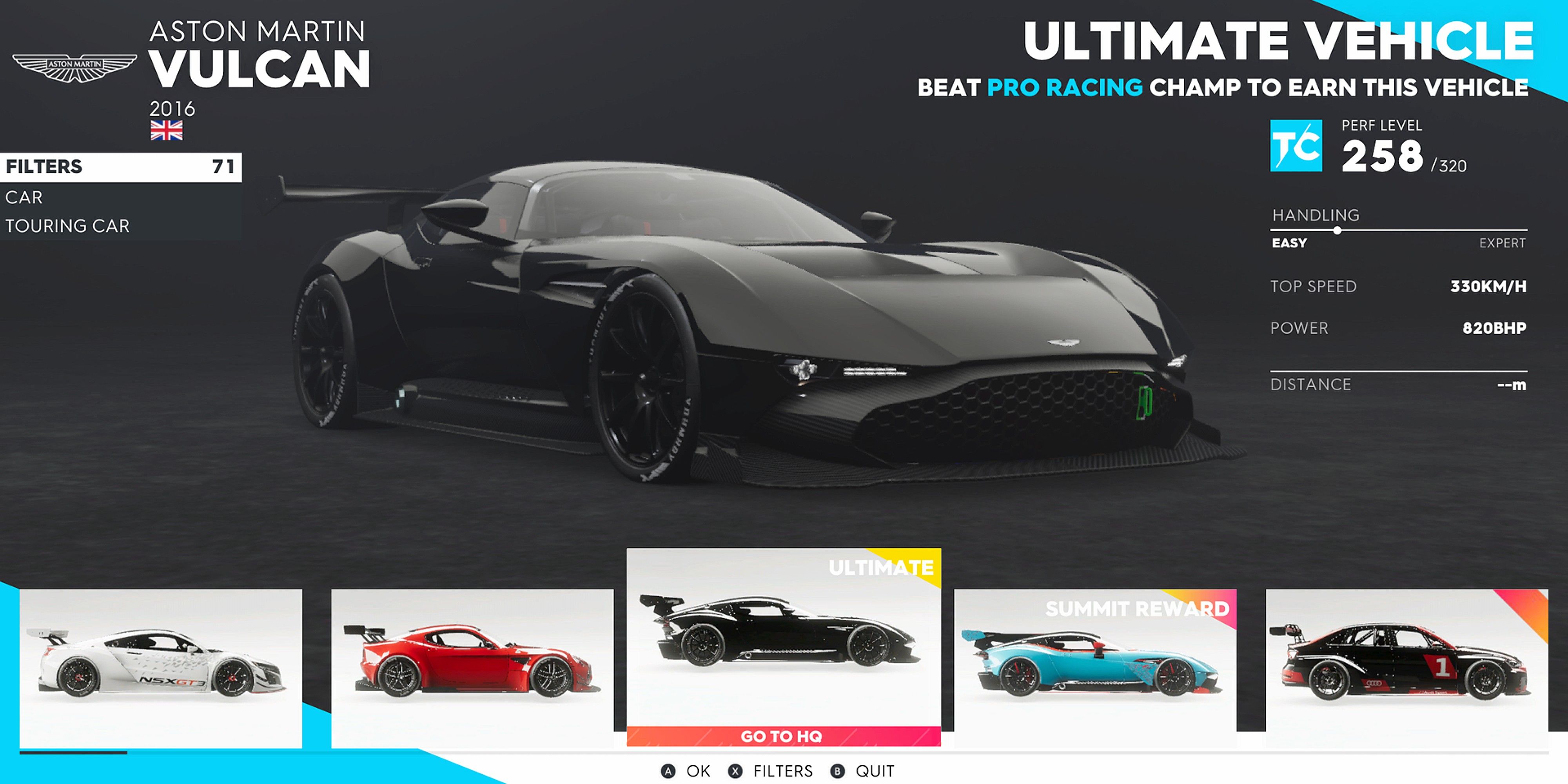 The Crew 2 Aston Martin Vulcan