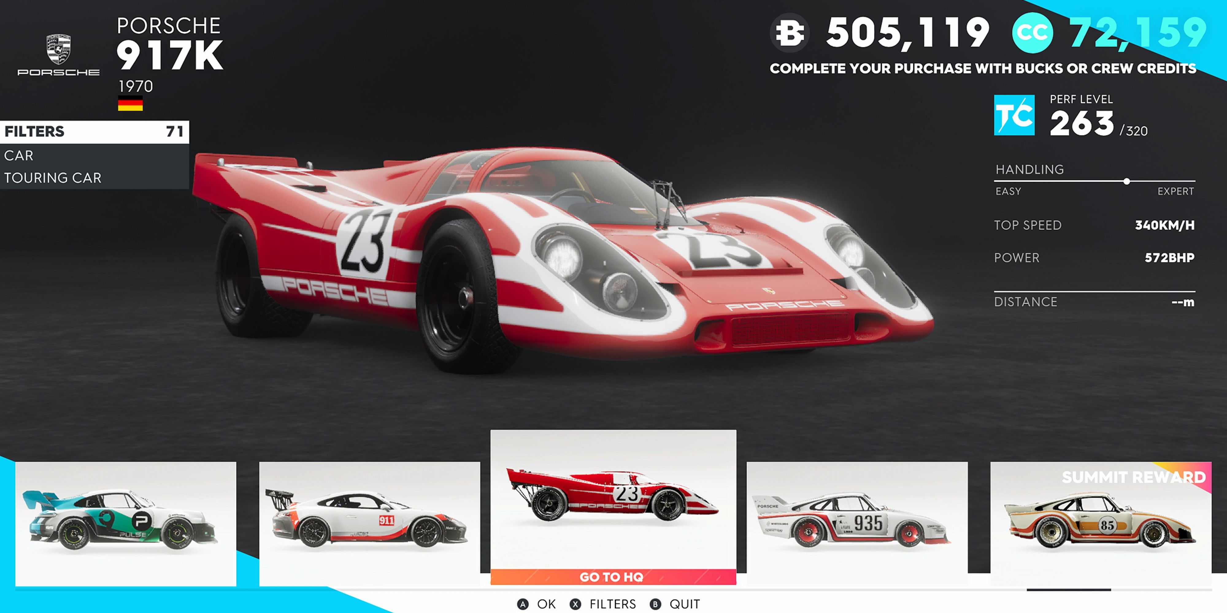 The Crew 2 Porsche 917K