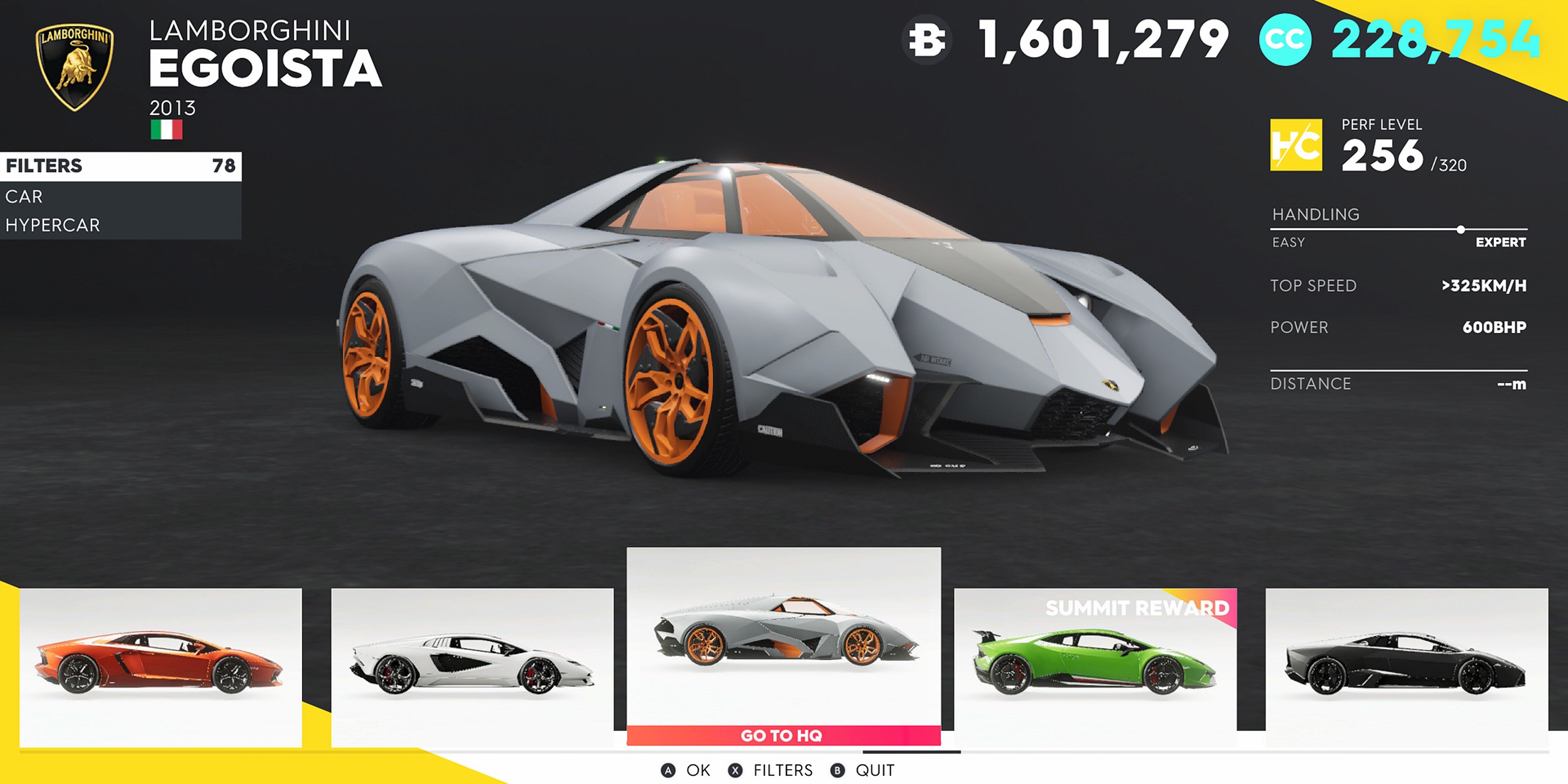 The Crew 2 Lamborghini Egoista