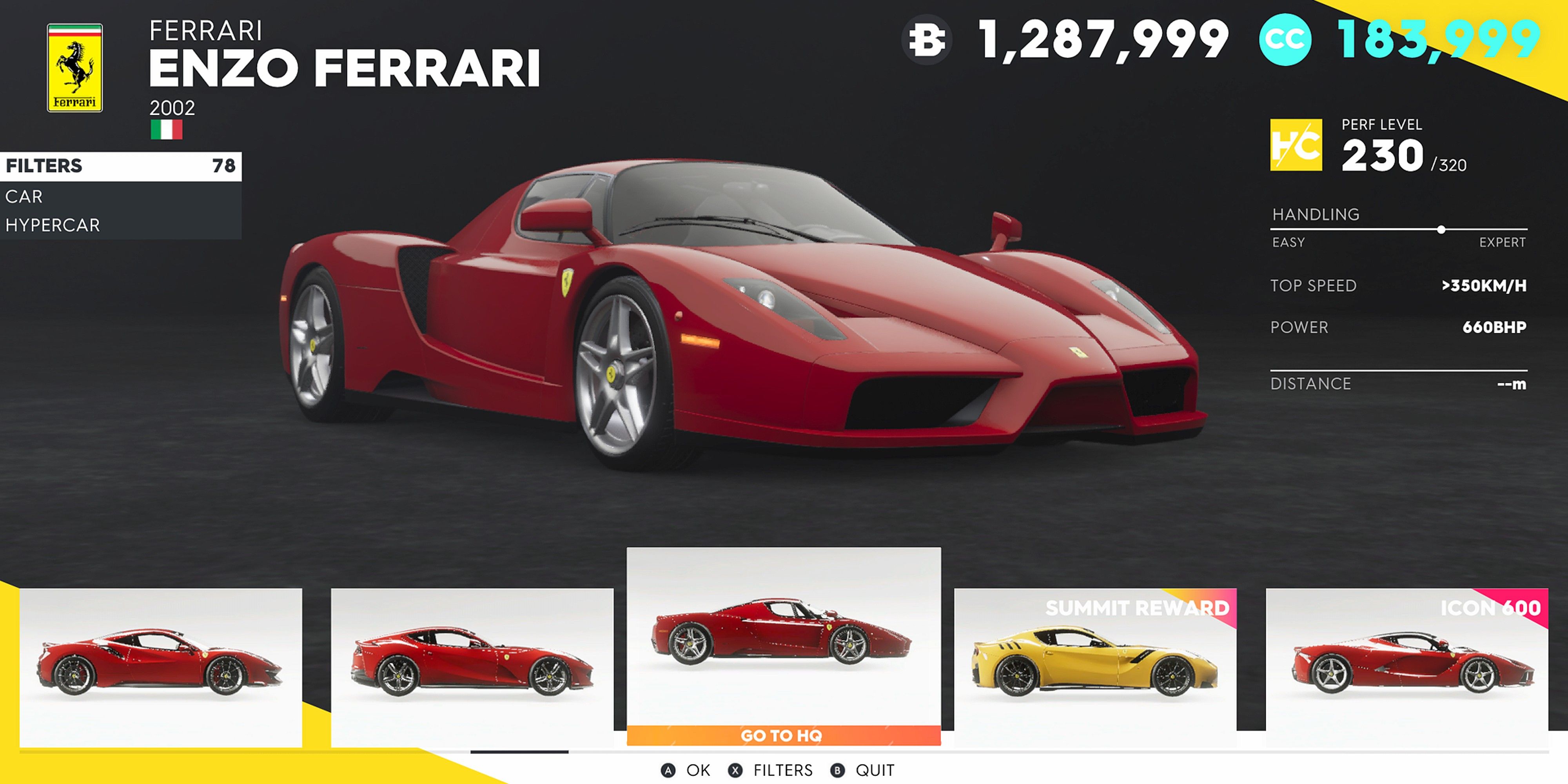 The Crew 2 Ferrari Enzo