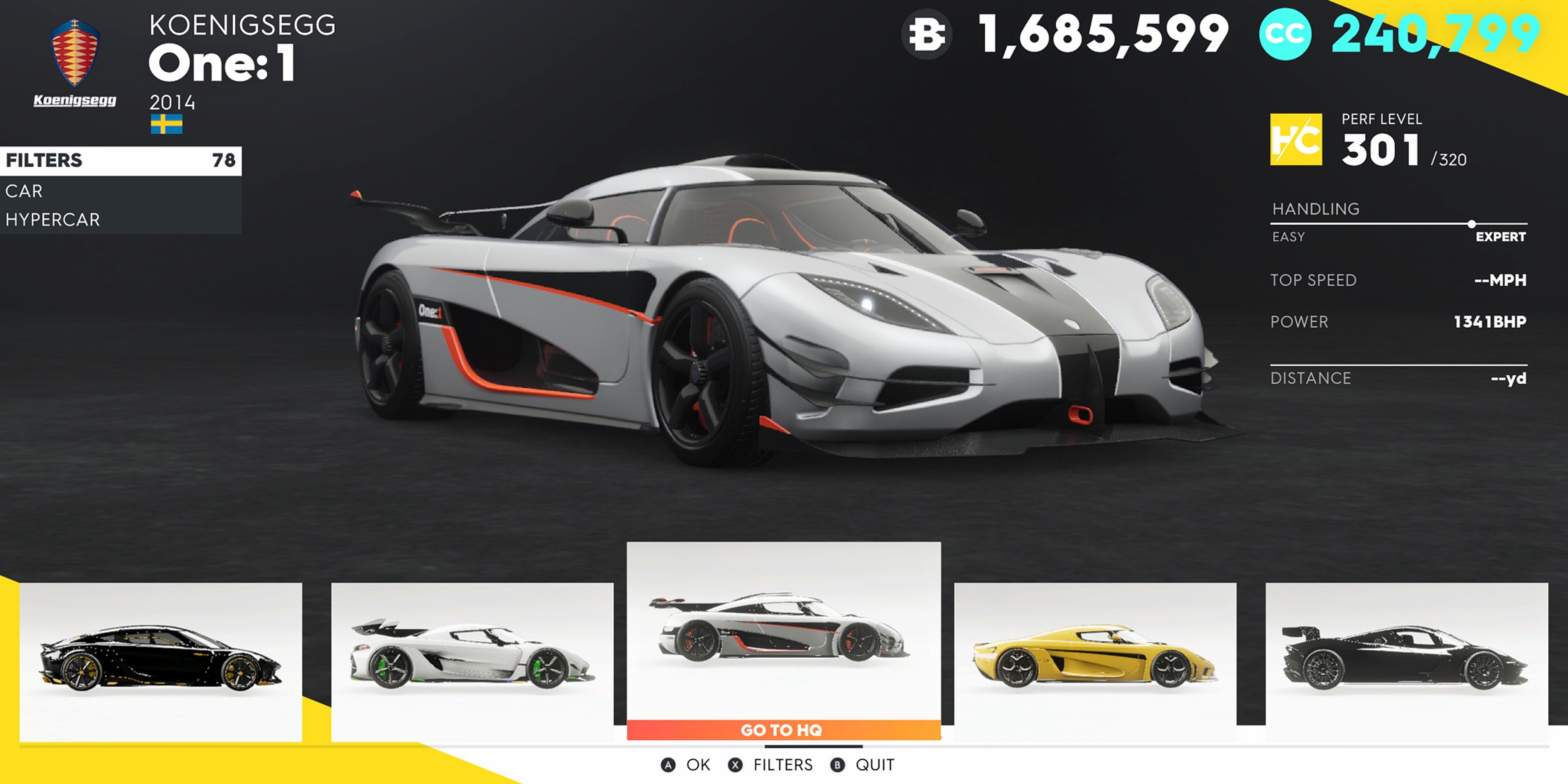 The Crew 2 Koenigsegg One 1