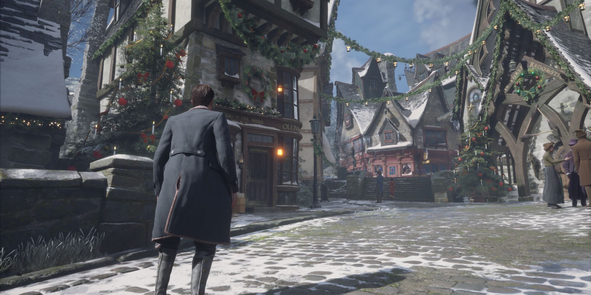 Hogwarts Legacy Hogsmeade At Christmas