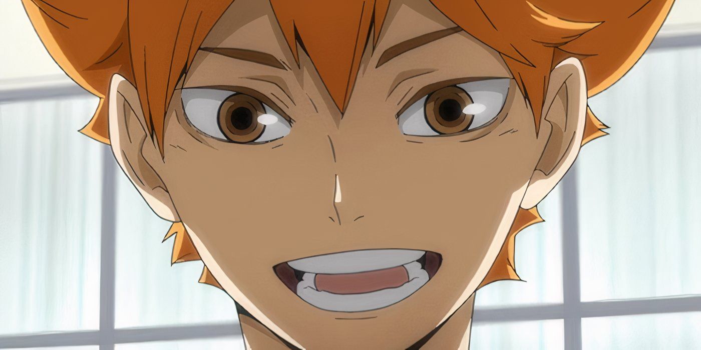 Hinata from Haikyuu mouth open