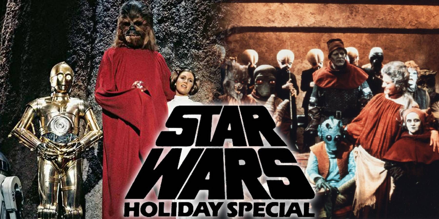 The Life Day scene and cantina scene, the latter of which features Bea Arthur, from The Star Wars Holiday Special