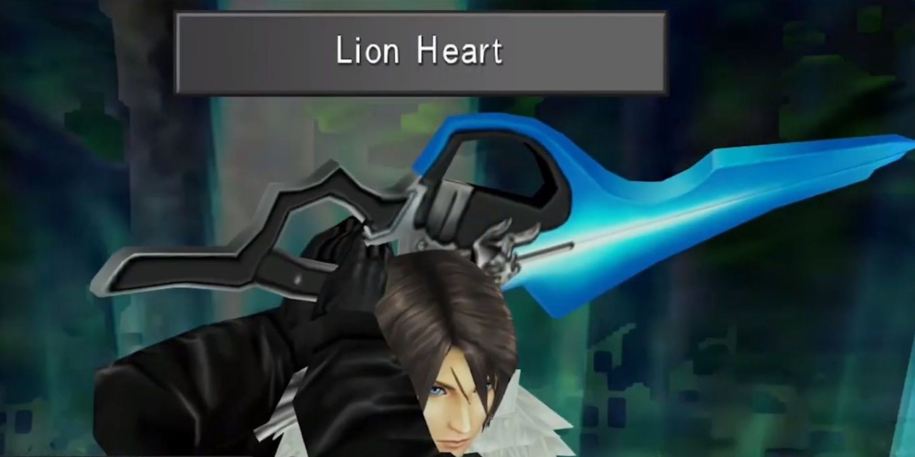 Squall wielding the Lion Heart in Final Fantasy 8