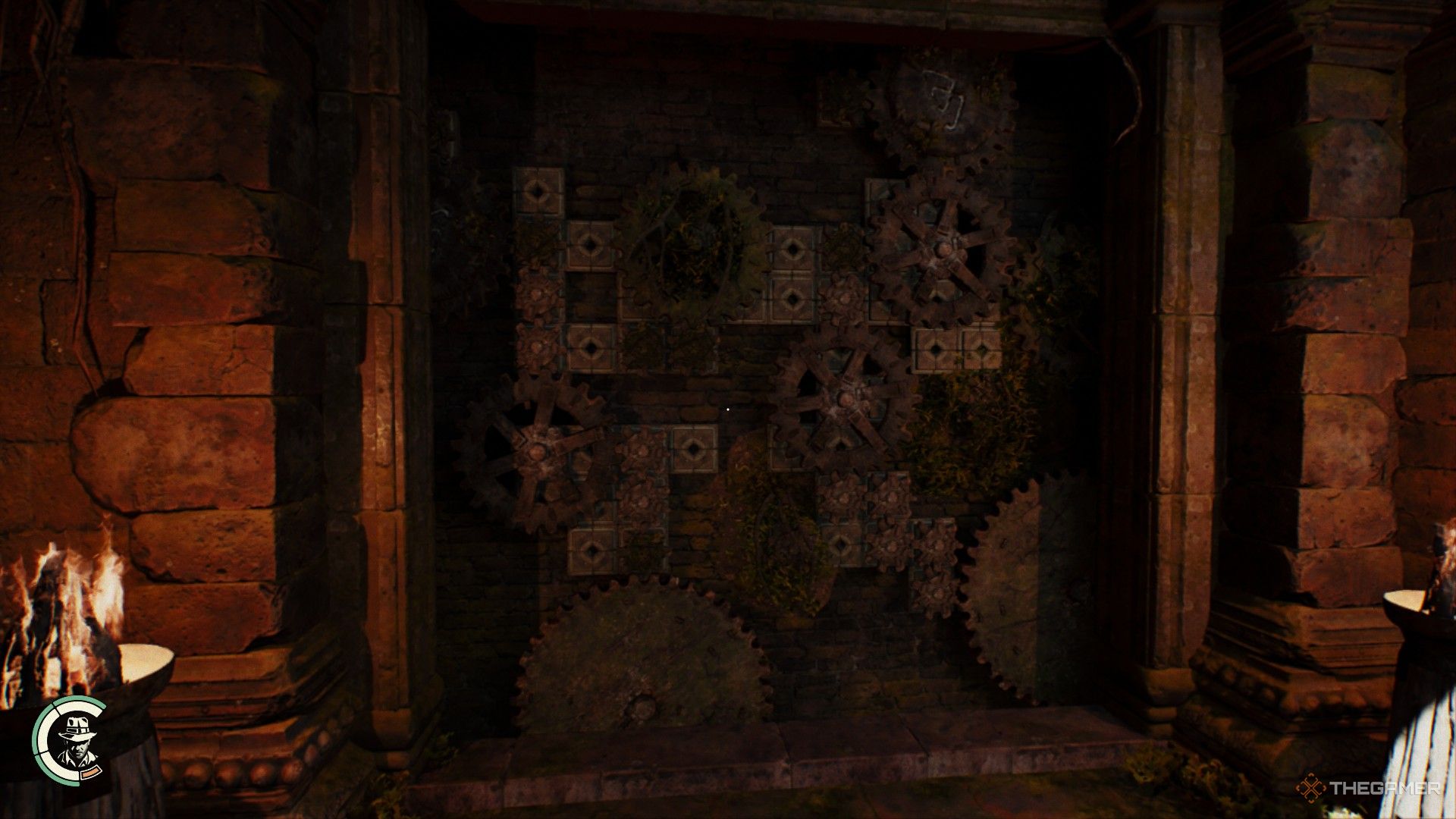 The solution to the River Bank Cogwheel Puzzle In Indiana Jones And The Great Circle.