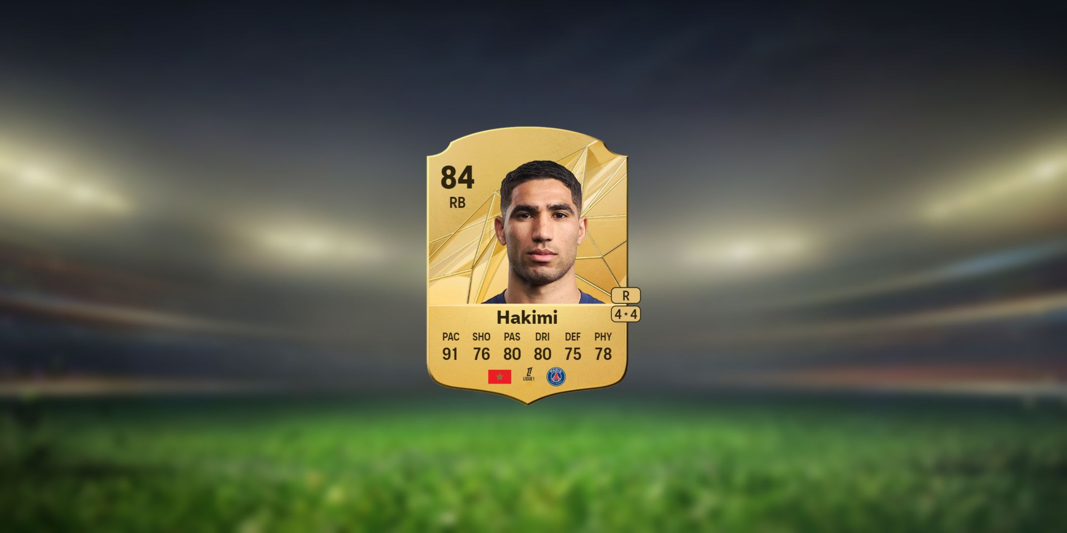 Achraf Hakimi in EA Sports FC 25.