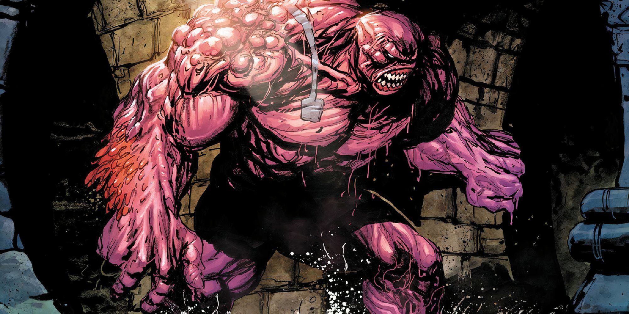 Parasite wandering the sewers in Green Arrow #42