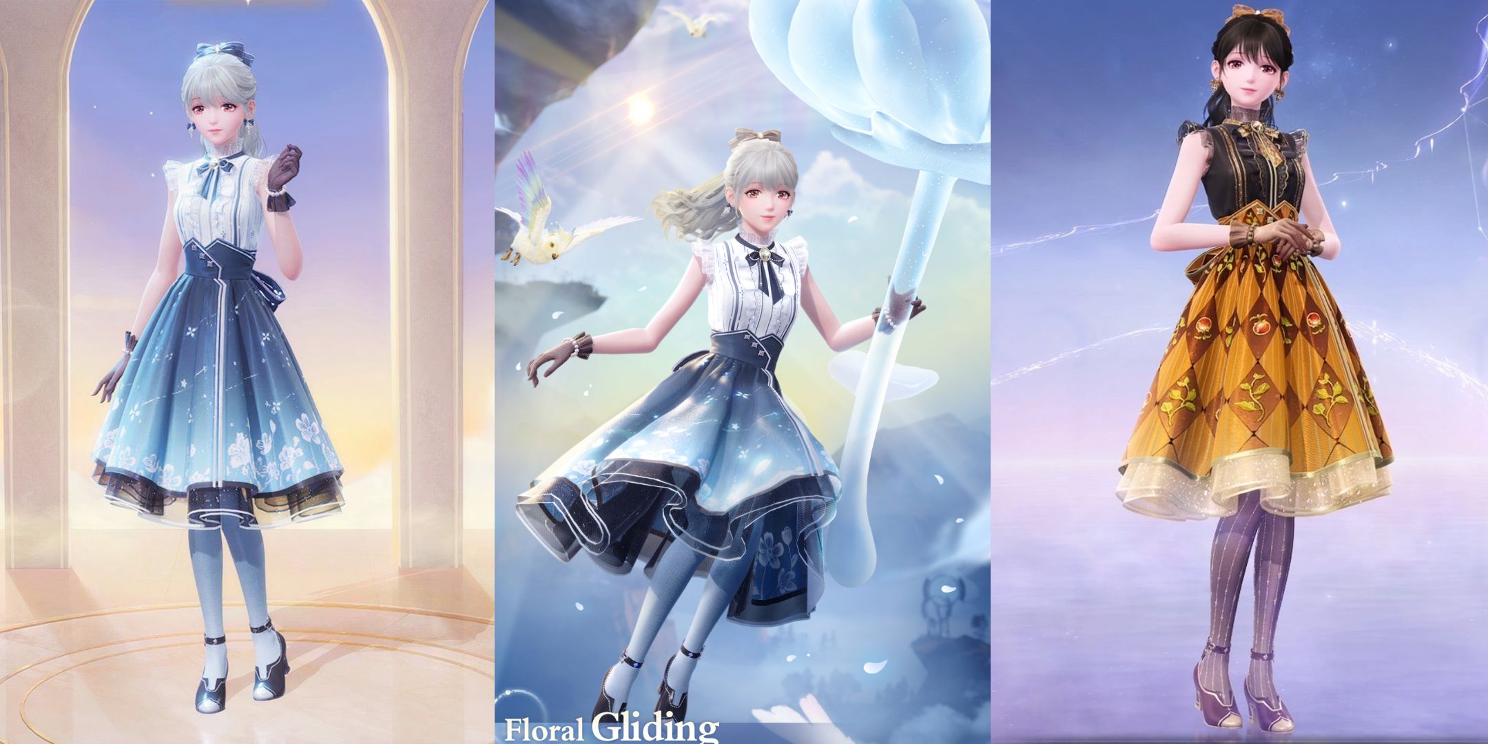 Infinity Nikki Floral Gliding Ability Outfit Floral Memory Gacha Outfit