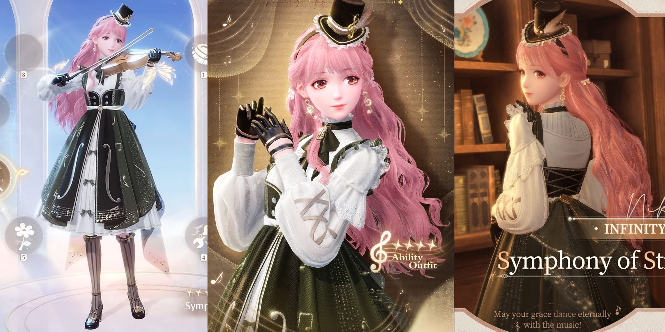 Infinity Nikki Violinist Ability Outfit Symphony of Strings Quest Outfits