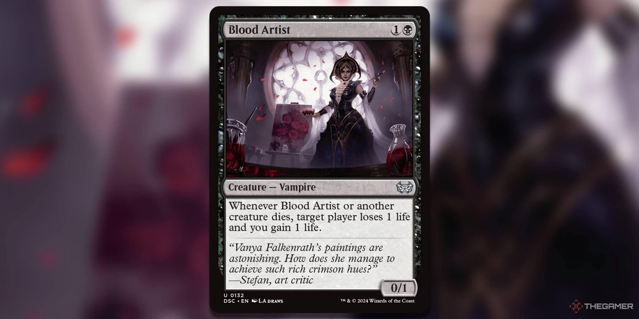 Image of Blood Artist card.