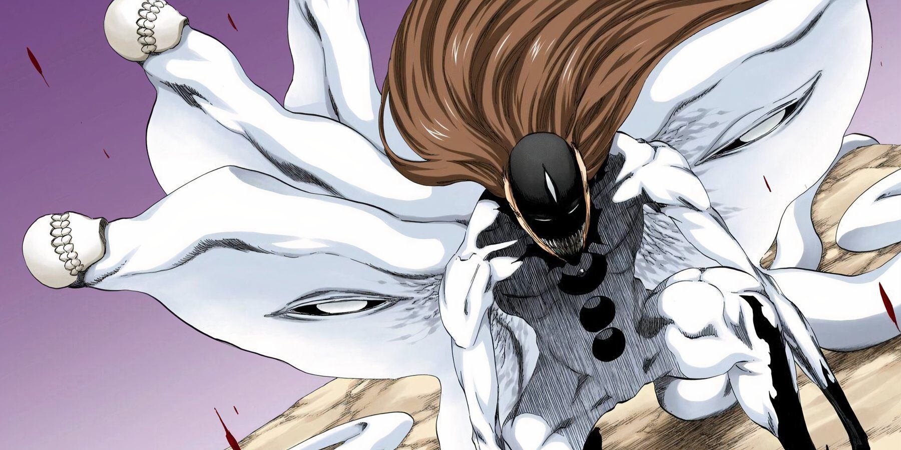 Aizen in his fifth Hogyoku form in Bleach