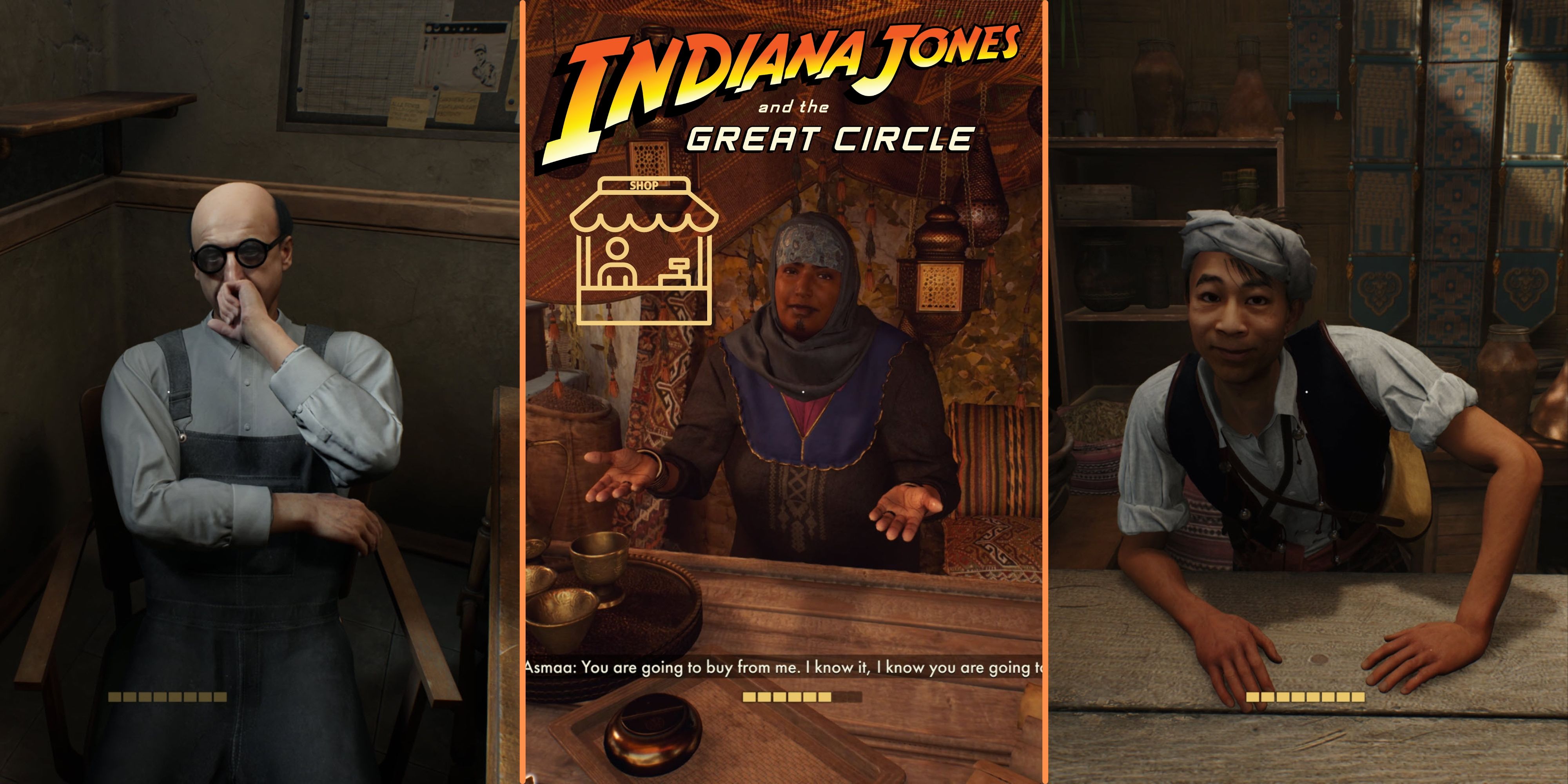 All Vendor Locations in Indiana Jones and the Great Circle