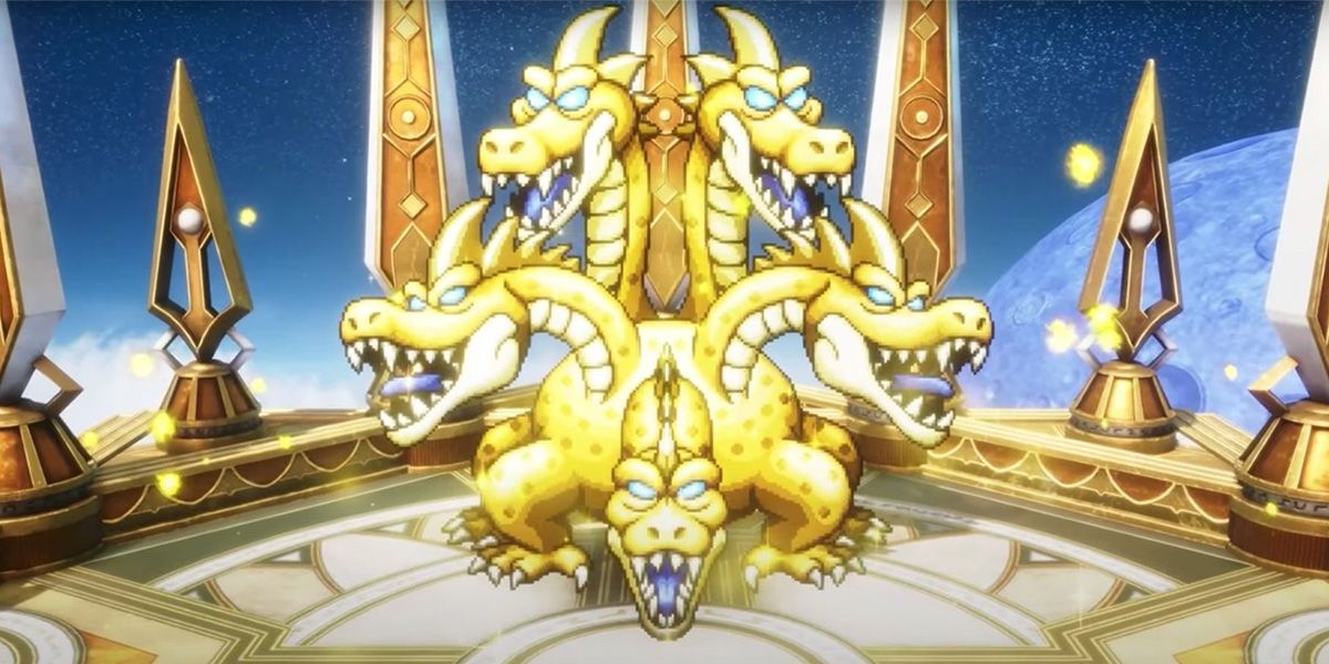 The Dragon Quest 3 HD-2D Remake includes the golden Grand Dragon boss.